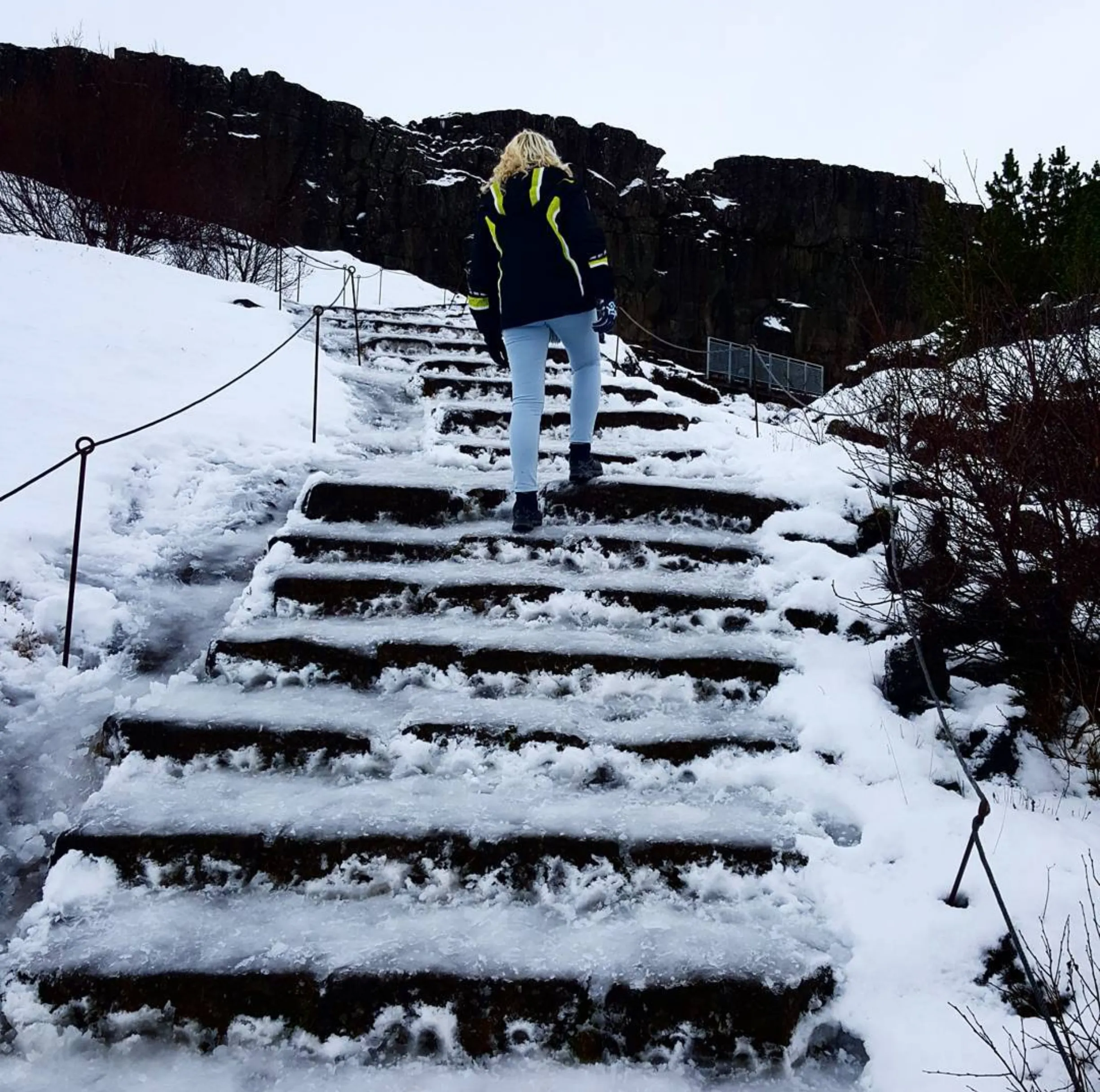 downhill skiing