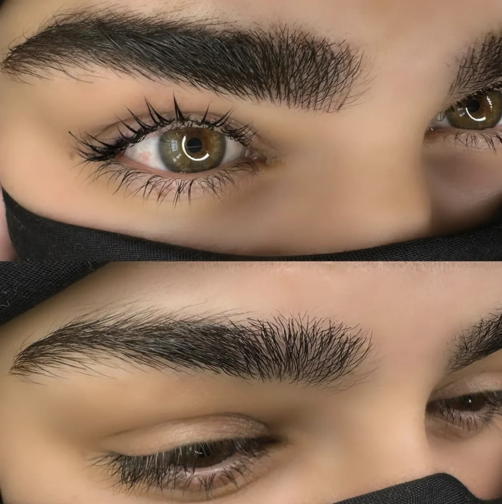 Cosmetic brow tattoo at Face Figurati Studio